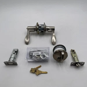 Schlage FB50 V Acc 619 Single Cylinder Deadbolt, Satin Nickel - Picture 1 of 4