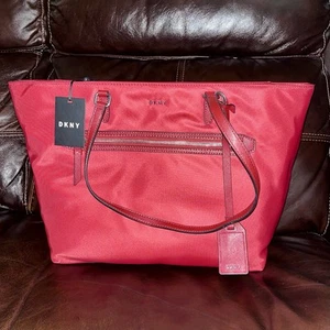 DKNY rote Beuteltasche Tasche Casey groß UVP 168,00 $ - Bild 1 von 19
