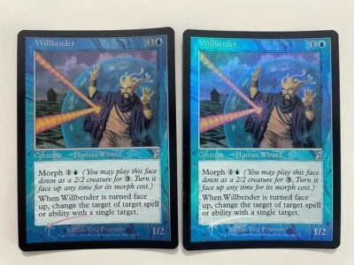 MTG 2X FOIL TIME SPIRAL WILLBENDER NM MAGIC THE GATHERING TIMESHIFTED CREATURE - Image 1 of 4