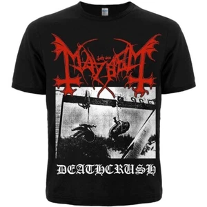 Mayhem Deathcrush schwarzes T-Shirt Gift dunkler Thron - Bild 1 von 2