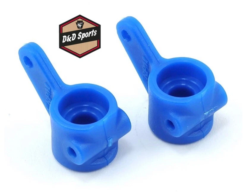 RPM 80375 Blue Front Bearing Carriers Traxxas Rustler, Stampede 2WD, Bandit - Image 1 of 1