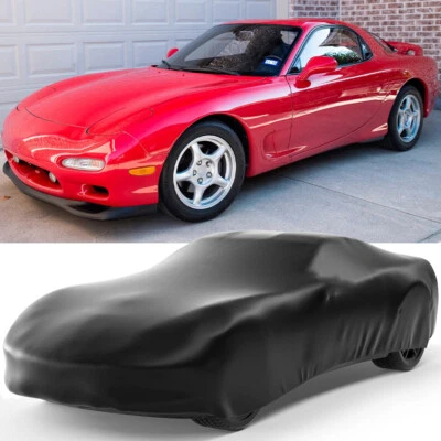 Cubierta de coche elástica satinada a prueba de polvo impermeable para Mazda RX-7 RX-8 Foto 1 de 4