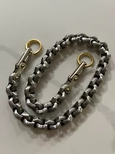 Biker Wallet Chain, Heavy D Links Custom Make Your Own Biker Wallet Chain 18.25” - Picture 1 of 11
