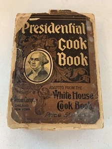 VTG 1896 Presidential Cookbook Adapted From The White House The Werner Company - Bild 1 von 10
