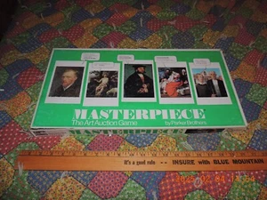VTG~1976~MASTERPIECE~The Art Auction Board Game~PARKER BROTHERS~100% COMPLETE - Picture 1 of 2