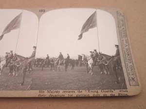 His Majesty Vol 2 No 193 Realistic Travels WW1 Stereoview Card Militaria - Picture 1 of 3