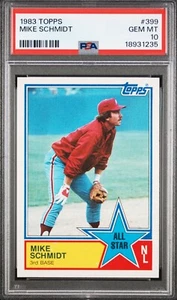 1983 Topps — All-Star⭐️ — Mike Schmidt — 💎 MINT PSA 10 — Reholder’d (May 2025) - Picture 1 of 2