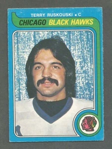 1979-80 O-Pee-Chee OPC Hockey Terry Ruskouski #141 Chicago Black Hawks EX/MT **4 - Picture 1 of 1