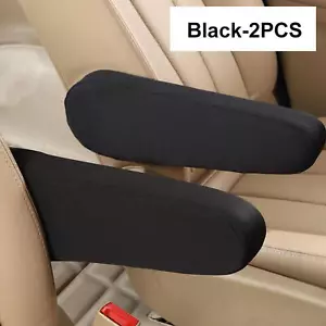 1 Pair Car Armrest Cover Elastic Fabric SUV Truck Front Seat Armrest Protector - Picture 1 of 5