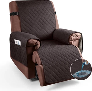 Funda para sillón reclinable 100 % impermeable, fundas de sofá reclinables para - Picture 1 of 12