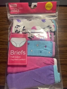Basic Briefs 5 Pack Toddler Girls Multi Color 4T - Picture 1 of 2