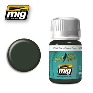 Línea de panel lavado verde oscuro gris AMIG-1608 munición Mig Jiménez 35 ml - Imagen 1 de 1