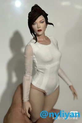 1/6 1/12 1/18 Head Sculpt Female Mary Jane Beauty Girl Model For Action Figure - Image 1 of 4