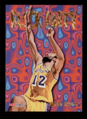 1995-96 NBA HOOPS #5 VLADE DIVAC BLOCK PARTY INSERT LOS ANGELES LAKERS - Image 1 of 2