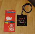 Philips Cd-I Admission Badge Cdi Lanyard Pass + Woodstock 94 Authentic Ticket