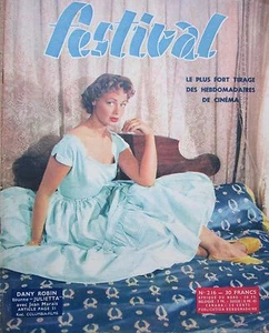 CINÉMA ROMANS PHOTOS REVUE FESTIVAL N° 216 de 1953 DANY ROBIN RAF VALLONE  - Picture 1 of 1