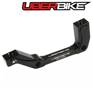 UBERBIKE REAR POST TO IS 180MM DISC BRAKE MOUNT ADAPTER - BLACK - Picture 1 of 1