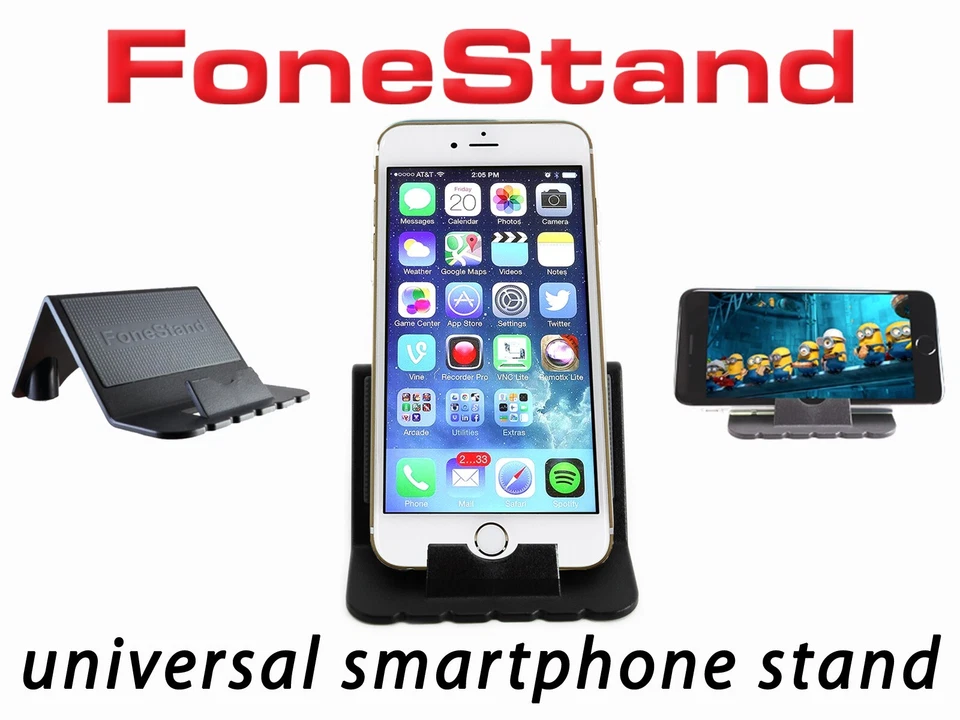 Universal Smartphone Desktop Stand / Holder- GREAT GIFT! iPhone/Samsung WHITE - Image 1 of 4