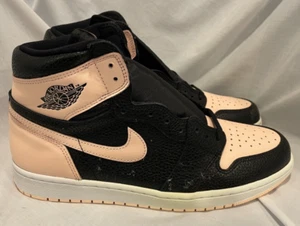 Jordan 1 Retro High OG Mens 12.5 Black Crimson Tint 555088 081 Yellowing Soles - Picture 1 of 8