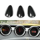 Carbon Fiber Interior Gauge Pad Cover Trim for Nissan 370Z 2009 20 ABS Material