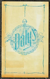 Augustin Daly's Theater Playbill 1896 1897 Season New York Circus Girl RARE!!! - Picture 1 of 5