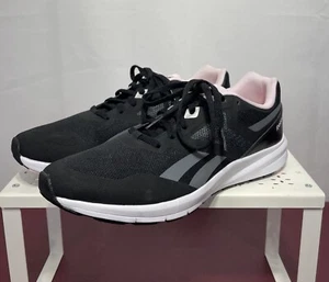 Reebok Running Lace-Up Sneakers Runner 4.0 Black/Gray/Pink 9 M - Picture 1 of 6