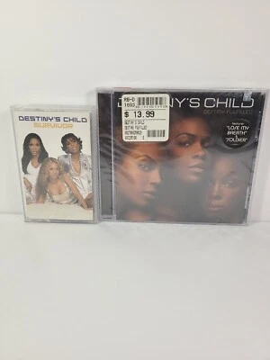 Destiny's Child Survivor Cassette Tape 2001 Beyonce & Destiny Fulfilled cd Foto 1 de 4