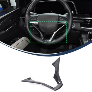 Dry Carbon Fiber Steering Wheel V Shape Frame Trim For Cadillac Escalade 2021+ - Picture 1 of 7