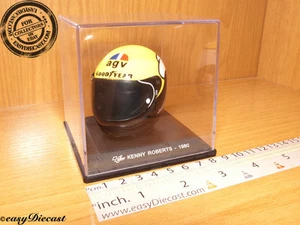 KENNY ROBERTS MOTO-GP AGV HELMET 1/5 1980 MINT!!! - Picture 1 of 1
