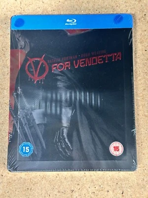 V for Vendetta Blu-ray Steelbook - Zavvi Exclusive Brand New Sealed - Image 1 of 3