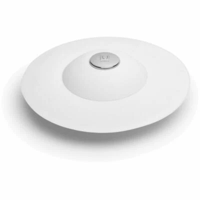 Umbra Flex Badewannenstöpsel und Haarsieb Badewannen Stöpsel Silikon Weiß 9 cm - Bild 1 von 4