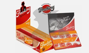 Cartine Smoking Arancione Doppie Orange Scatola da 25 Libretti - Afbeelding 1 van 1