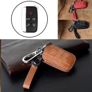 Genuine Leather Car Key Case Cover For Land Rover Range Rover Discovery 4 Sport  - Picture 1 of 11