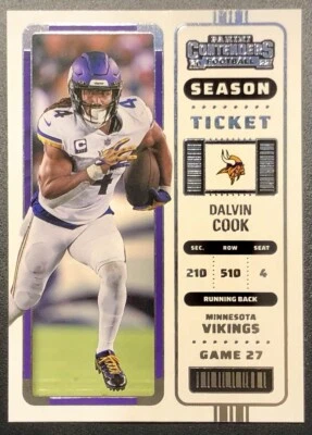 2022 Panini Contenders - Season Ticket #56 Dalvin Cook - Image 1 of 2