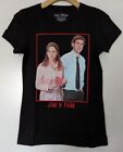 WOMENS THE OFFICE JIM & PAM TELEVISION RIBBED T-SHIRT GRAPHIC TEE LICENSED