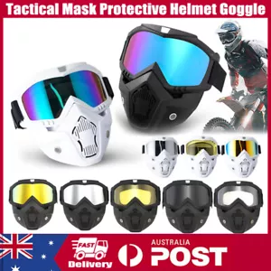 Skull Tactical Mask Paintball Airsoft Full Face Protective Vented Helmet Goggles - Picture 1 of 31