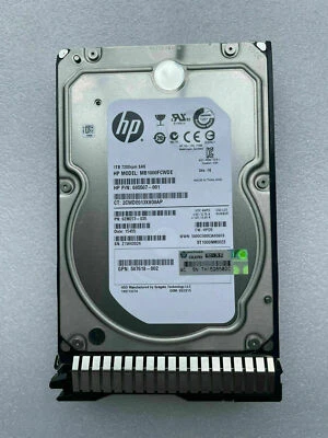 HP 695507-001 EVA 1TB 7.2K FATA FCC M6412 3.5'' HOT PLUG HDD HARD DRIVE - Image 1 of 4
