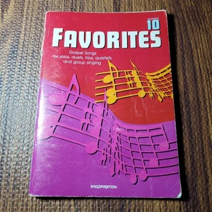 Favoriten 10 Gospelsongs Gesangsauswahl Liederbuch Singspiration 1986 - Bild 1 von 5