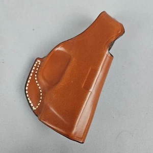 Desantis 027 U7 Holster For S&W Bodyguard RH OWB Tan Leather - Picture 1 of 10
