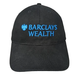 Barclays Wealth Strapback Hat Black One Size Adjustable Embroidered - Picture 1 of 9