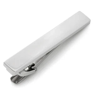 Silver Stainless Steel Engravable Tie Clip - Picture 1 of 4