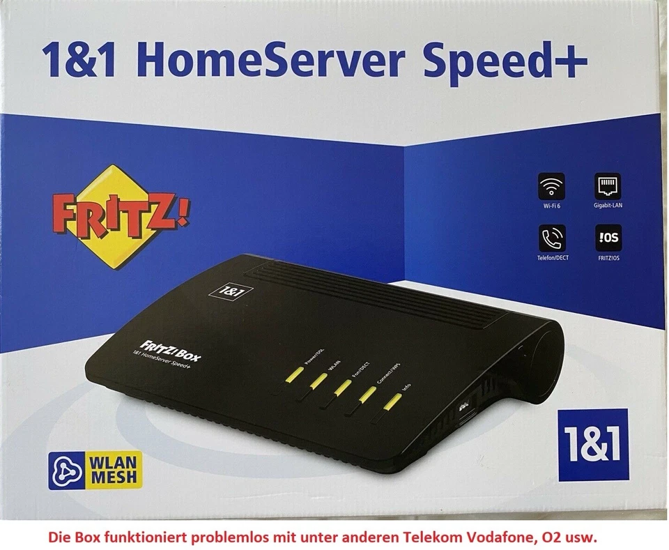 FRITZ!Box 7590 AX V2  1+1  FRITZ!OS für alle Provider geeignet - Bild 1 von 1