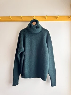 ISSEY MIYAKE I.S. Suéter esportivo vintage lã com nervuras gola alta gola alta malha G - Imagem 1 de 4