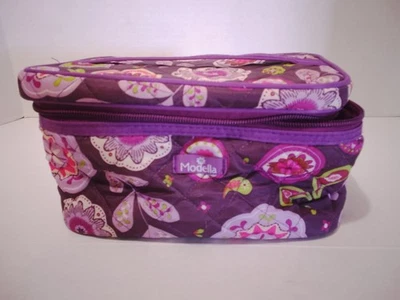 Modella Brand Purple Travel Cosmetic Bag - Image 1 of 4