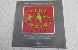 MATCHBOX COLLECTIBLE ADVERTISING CATALOGUE FIRE ENGINE SERIES 1990'S - Picture 1 of 2