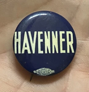 BOTÓN de campaña de San Francisco ca. 1930’s 1940’s FRANK ROBERTS HAVENNER - Imagen 1 de 5