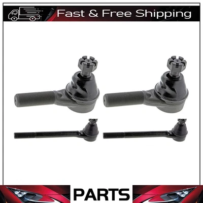 Mevotech Supreme Front Inner Front Outer 4X Steering Tie Rod End For Dodge D250 Foto 1 de 4