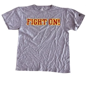 USC Trojans Fight On T-Shirt Heather Gray Mens Size M Women’s Size Medium - Bild 1 von 7