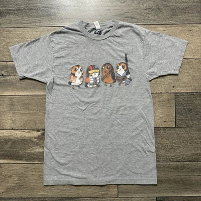 Camiseta Unisex Disney Star Wars Linda Porgs Vestida Como Los Últimos Personajes Jedi M Foto 1 de 4