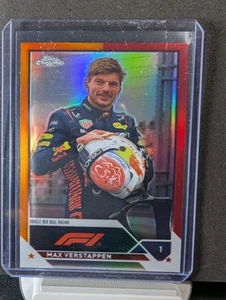 2023 Topps Chrome F1 Max Verstappen #2 refractor naranja y rojo - Imagen 1 de 2